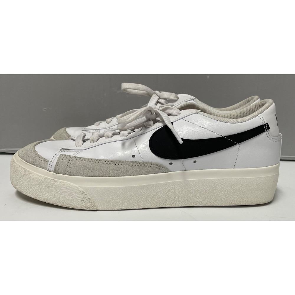 Nike Blazer Low Platform White Black Sail DJ0292-101‎ Men's SIZE 10